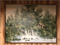 Art: Peter Colby, Waterfall Landscape