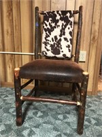 Cowhide Primitive Style Chair