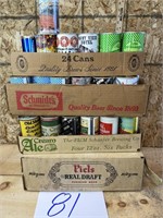 4 CASES BEER CAN COLLECTION