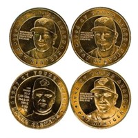 Lot 4 Baseball Medallions - 3 x Pat Hentgen "Cy Y