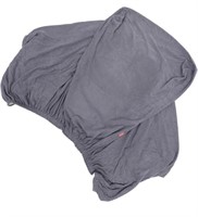 DARK GREY SOFT COUCH COVER
