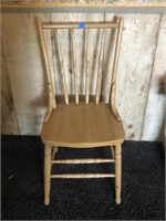 Antique Wooden Spindle Back Chair