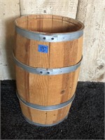 Small Wooden Nail Barrel