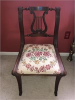 Handcrafted Lyre Chair