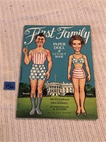 1981 First Family Paper Doll & Cut Out Book