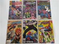 6 AMAZING SPIDERMAN COMICS