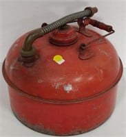 EAGLE GAS CAN w/ WOOD HANDLE 1950s