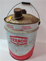 5 GALLON TEXACO GAS CAN
