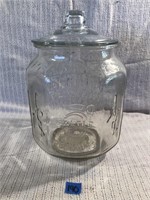 Vintage Glass Planters Peanuts Jar