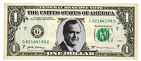 USA Federal Reserve $1.00 "George H.W. Bush " Po