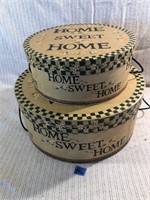 Home Sweet Home Decorative Storage Hat Boxes