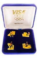 Visa 1992 Olympic 4 Pin Set