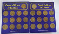 2 FLORAL EMBLEMS OF CANADA COIN SET
