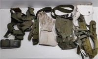 LARGE BOX OF VINTAGE MILITARY ITEMS