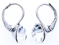 Chic 2ct. Swarovski Elements Lever back Earrings