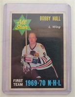 1970-71 BOBBY HULL ALL-STAR OPC HOCKEY CARD