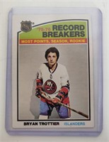 1976-77 BRYAN TROTTIER OPC HOCKEY CARD