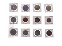 Group of 12 Foreign Coins