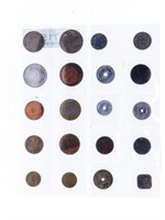 Grouping of 20 World Coins Ungraded - Most UNC