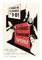 3 Stooges Spooks Movie Poster 17x24