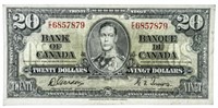 Canada, 1937 $20 EF40