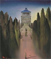 Salvador Dali (1904-1989) "Le Mausolee D'halicarn