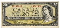 Bank of Canada 1954 $20 - Modified Portrait