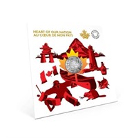 RCM Heart of Our Nations 2017 .9999 Fine Silver $3