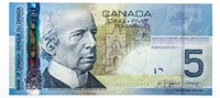Bank of Canada 2006 $5 GEM UNC 65 (AON) - OLMSTEAD