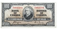 Bank of Canada 1937 $100 C/T