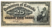 Dominion of Canada 1900 Twenty Five cents -Boville