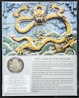 The Lore of The Dragon 24kt Gold Foil Medallion w