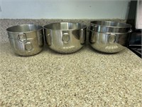 Faberware stainless steel mixing bowl set