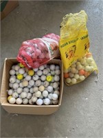 Golf balls and more golf balls