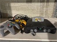 Nintendo 64 with 2 controllers