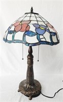 Stained glass table lamp - 28.5"