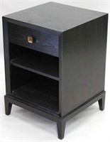 Union Home black one drawer bedside stand