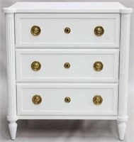 Somerset Bay 3 drawer chest in white