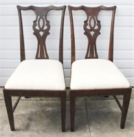 Alden Parkes Pair of Chippendale Chairs