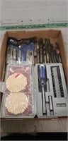 Tray Of Assorted Tools & Drill Bits