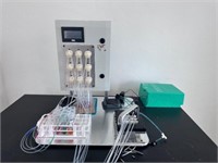 Pump controller with lab benches