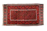 BALUCH RUNNER WITH FLAT WEAVE ELEMENTS