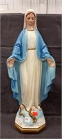Religious Ceramic Figurine 17 1/2" Tall