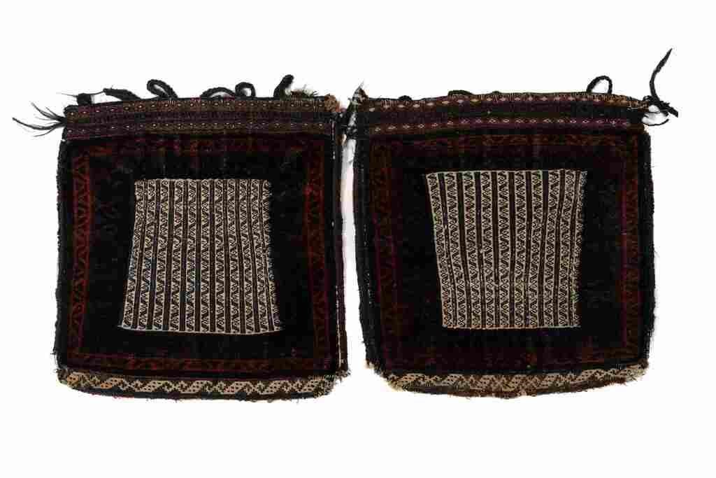 PAIR OF ANTIQUE BALUCH SADDLE BAGS