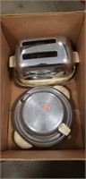 Vintage Electric Waffle Maker & Toaster (Not