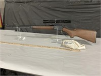 Marlin 39AS lever action 22 rifle with scope