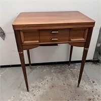Singer Sewing Machine In Cabinet