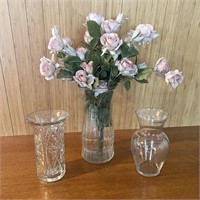 Vases & Faux Flowers