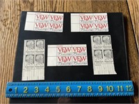 1974 Plate Blocks of 4 mint never hinged
