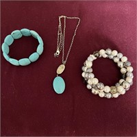 Chinese Turquoise & Asst Jewelry